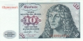 German Federal Republic 10 Deutsche Mark, 1980